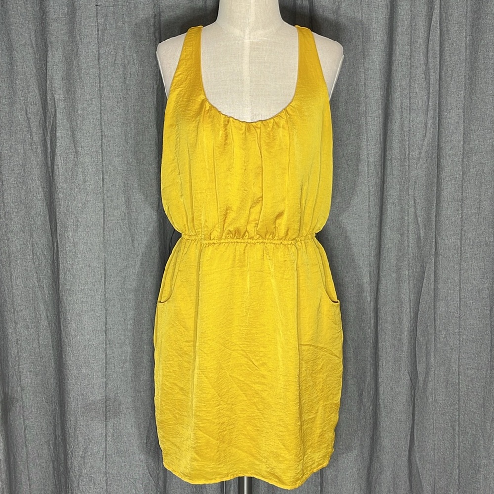 City Triangles Yellow Sleeveless Dress